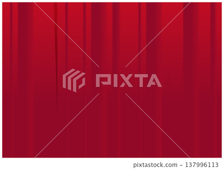 紅色帷幕的插圖 137996113