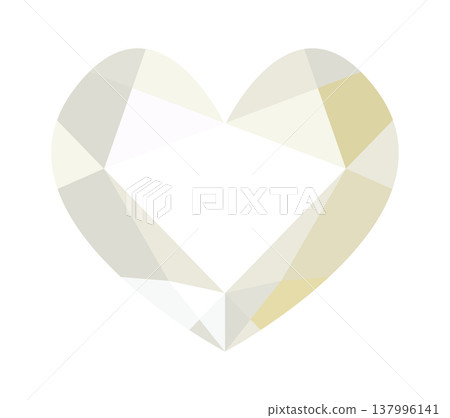 心形明亮式切割寶石的示意圖 137996141