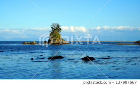Spring rainy beach Spring rainy beach 137997667