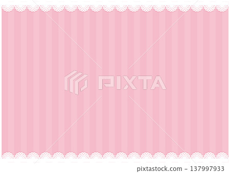 可愛的蕾絲背景邊框素材 - 可愛的蕾絲向量圖 137997933