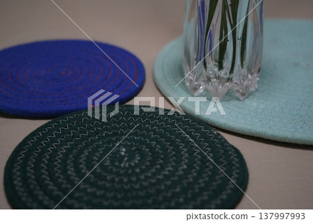 Handmade Coasters for Drinks and Table Decoration 137997993