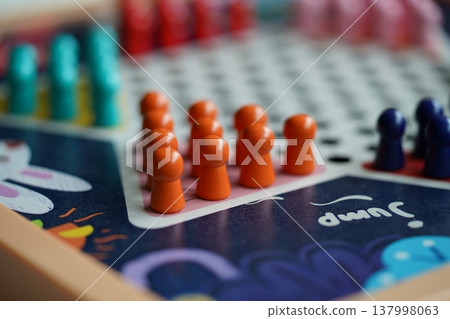 Chinese Checkers Board Game Strategy and Family Fun Chinese Checkers Board Game Strategy and Family Fun 137998063