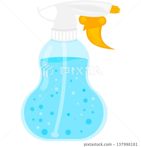 Water spray bottle for flower vector atomizer icon Water spray bottle for flower vector atomizer icon 137998181