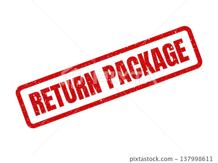 Grungy textured stamp vector explicitly stating a package needs to be returned to its sender Grungy textured stamp vector explicitly stating a package needs to be returned to its sender 137998611
