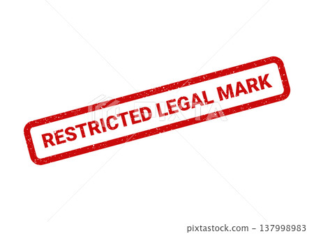 Official red textured stamp providing a legal mark for classified documents or sensitive operational data Official red textured stamp providing a legal mark for classified documents or sensitive operational data 137998983