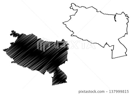 Coquimatlan municipality (Free and Sovereign State of Colima, Mexico, United Mexican States) map vector illustration, scribble sketch Coquimatlan map Coquimatlan municipality (Free and Sovereign State of Colima, Mexico, United Mexican States) map vector illustration, scribble sketch Coquimatlan map 137999815