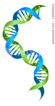 DNA Double Helix Gene Genetic Science Illustration DNA Double Helix Gene Genetic Science Illustration 138000621