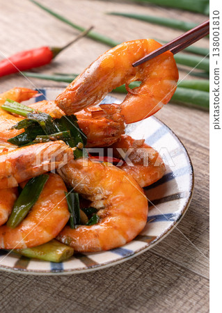 炒蝦 蝦子 蝦 stir-fried shrimp エビ 海老 炒め物 138001810