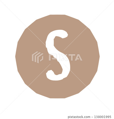 Brown, small-sized icon illustration Brown, small-sized icon illustration 138001995
