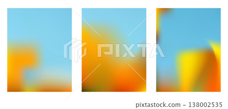 Summer set poster Abstract colorful gradient and fruit element mesh background. Design social media posts, landing pages, and apps. Vector illustration. Summer set poster Abstract colorful gradient and fruit element mesh background. Design social media posts, landing pages, and apps. Vector illustration. 138002535