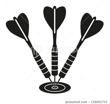 Precision Darts, Three Arrows on Target 138002733