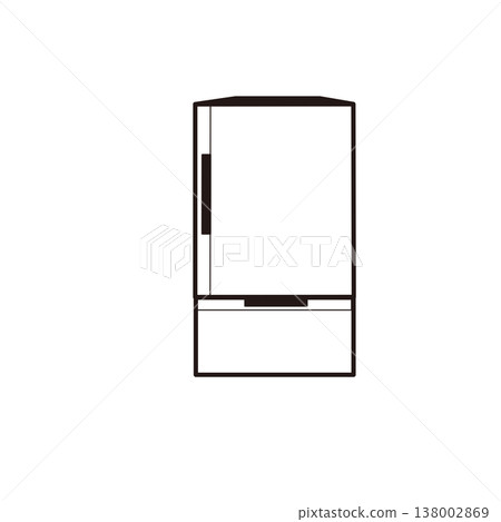 Home appliance icon set (refrigerator) 138002869