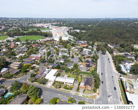 North East Link Under Construction in Melbourne Australia 138003277