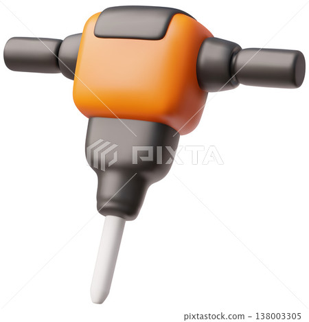 Rudder detail, steering from scooter or construction cart or wheelbarrow 3D cartoon plastic style vector icon, handlebar Rudder detail, steering from scooter or construction cart or wheelbarrow 3D cartoon plastic style vector icon, handlebar 138003305