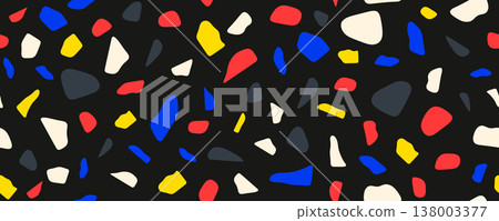 Confetti colorful irregular geometric shapes Confetti colorful irregular geometric shapes 138003377