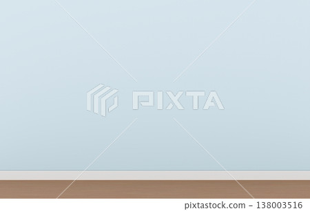 Background material - Simple room - Light blue Background material - Simple room - Light blue 138003516