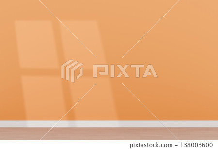 Background material - Simple room - Window light - Orange Background material - Simple room - Window light - Orange 138003600