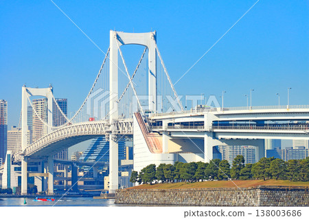 東京都港區彩虹橋風景 東京都港區彩虹橋風景 138003686