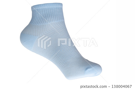 A photo of blue socks isolated A photo of blue socks isolated 138004067
