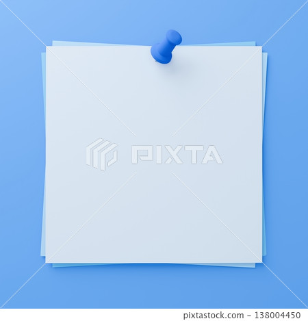 3D背景材質_圖釘_紙張_淺藍色 3D背景材質_圖釘_紙張_淺藍色 138004450