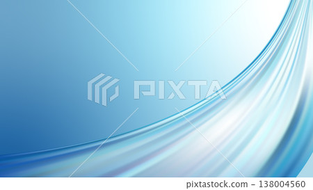 Blue gradient wave frame background for business use (16:9 aspect ratio, presentation materials, banners) Blue gradient wave frame background for business use (16:9 aspect ratio, presentation materials, banners) 138004560
