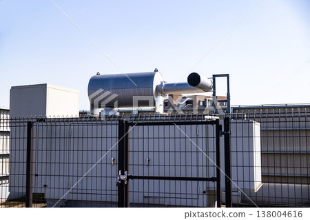 Rooftop equipment: Emergency private generator Rooftop equipment: Emergency private generator 138004616