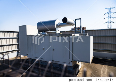 Rooftop equipment: Emergency private generator 138004617