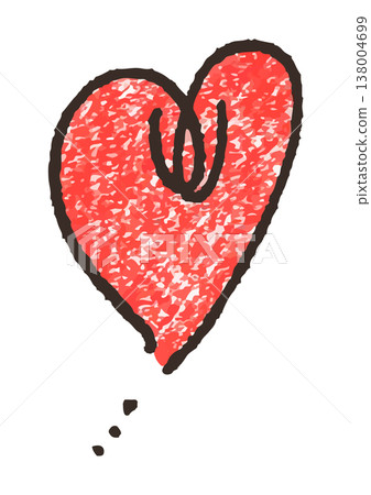可愛的紅色愛心圖案，點綴著圓點，非常適合情人節或表達你的感情。 138004699