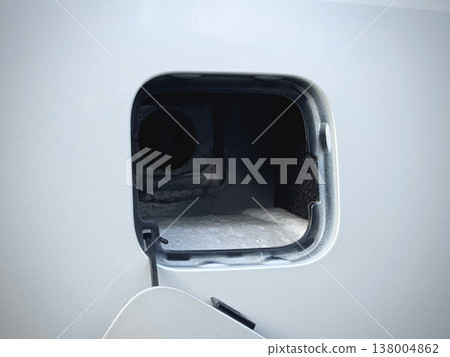 A hole on the front of the car for attaching a tow hook. A hole on the front of the car for attaching a tow hook. 138004862