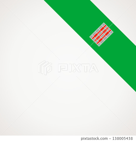 Corner ribbon flag of Umbria 138005438