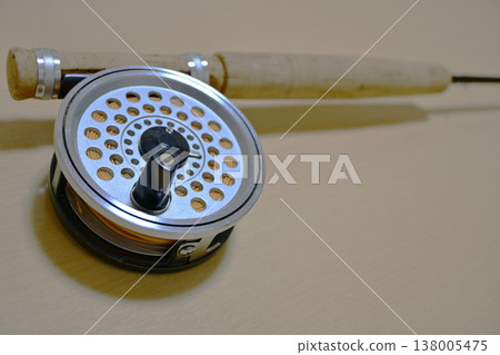 Fly fishing rod and reel Fly fishing rod and reel 138005475