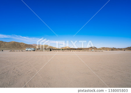 Bedouin Village in the Desert near Hurghada Egypt Bedouin Village in the Desert near Hurghada Egypt 138005803