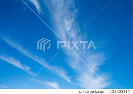 Cirrus Clouds Over Bedouin Village in Hurghada Egypt Cirrus Clouds Over Bedouin Village in Hurghada Egypt 138005815