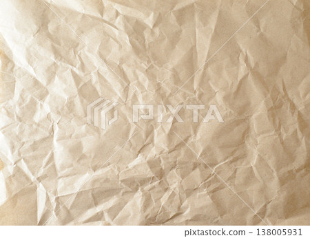 背景紋理： 弄皺的紙的圖像 138005931