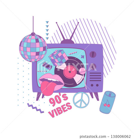 Retro themed graphic Retro themed graphic 138006062