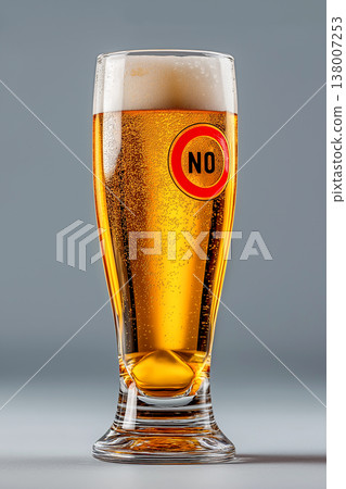 Concept photos inspired by abstinence and moderate alcohol consumption. 138007253