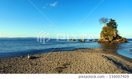 Spring rainy beach Spring rainy beach 138007409