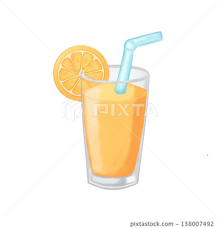 glass of fresh orange juice glass of fresh orange juice 138007492