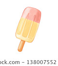 Sweet Colorful Popsicle Ice Cream Summer Dessert  138007552