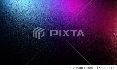 Textured Surface with a Vivid Gradient of Blue, Purple, and Red Light Textured Surface with a Vivid Gradient of Blue, Purple, and Red Light 138008852