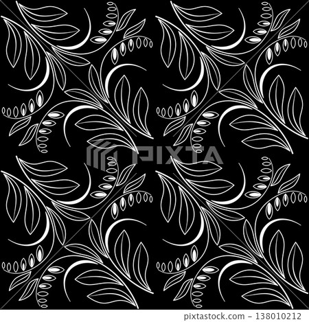 diagonal white flowers on black background diagonal white flowers on black background 138010212