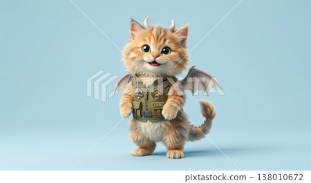 The Adorable Tactical Dragon-Kitten Scout in full Gear The Adorable Tactical Dragon-Kitten Scout in full Gear 138010672