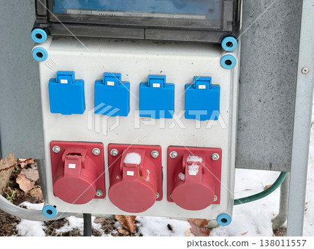Outdoor Electrical Distribution Box with Industrial Power Socket 138011557