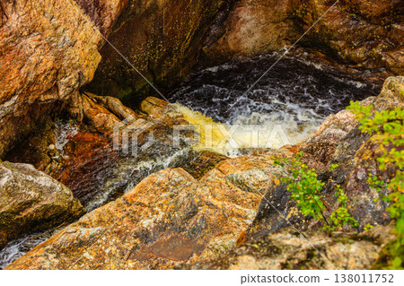 Little stream in mountains, Norway. 138011752
