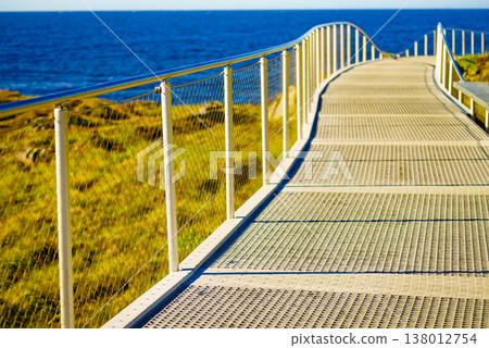 Eldhusoya, hiking walking path, Norway 138012754