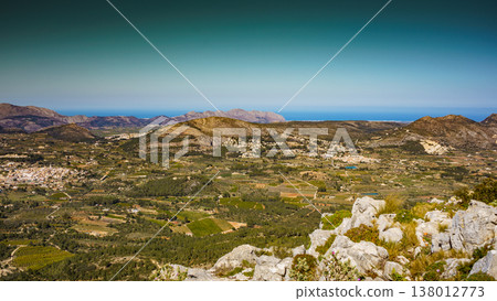 Spanish mountains landscape Spanish mountains landscape 138012773