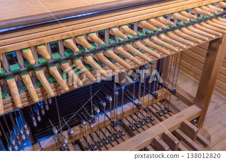 Carillon Keyboard Wooden Levers and Pedals from Player View 138012820