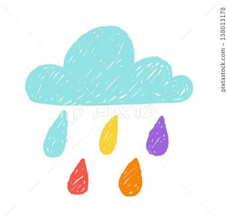 Handdrawn Cloud Releases Varied Raindrops Handdrawn Cloud Releases Varied Raindrops 138013178