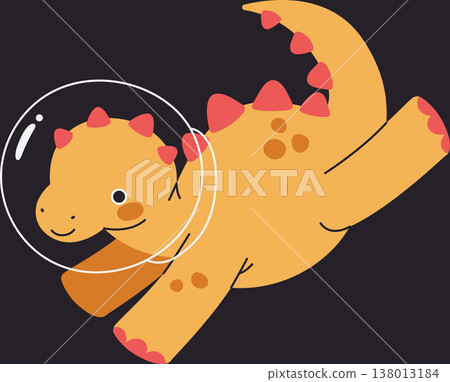 Dinosaur Space Helmet Drifts Stars 138013184