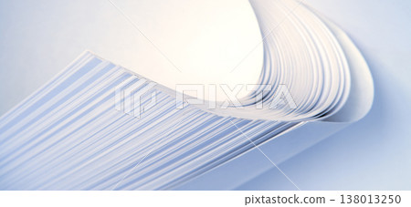 Abstract background from white sheets of paper Abstract background from white sheets of paper 138013250
